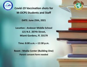 COVID-19 Vaccinations @ Andover Middle School